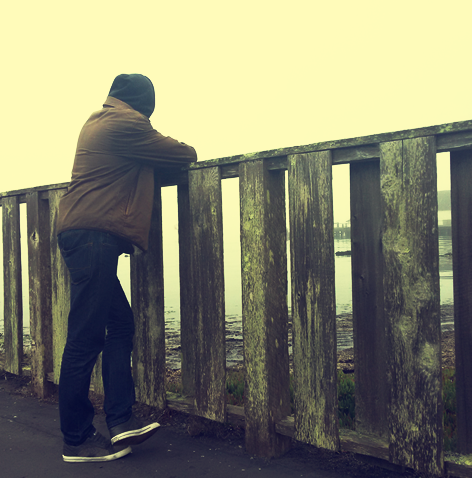 Apreciando a neblina encobrindo Bodega Bay